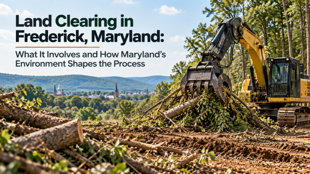 Land Clearing in Frederick, Maryland: What It Involves and How Maryland's Environment Shapes the Process
